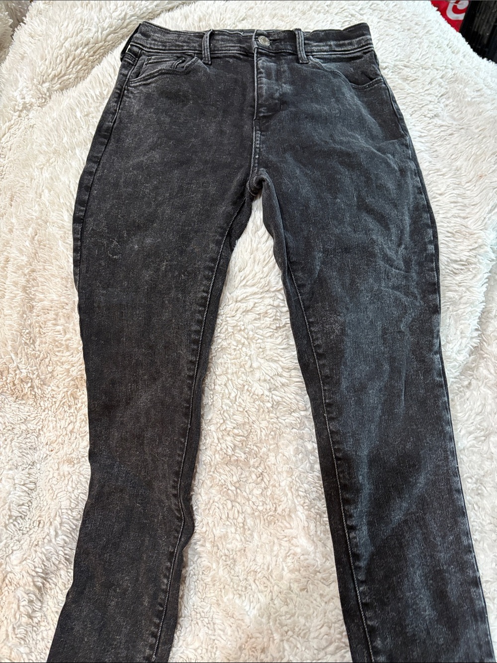 Old Navy Women's Skinny Black Washed Jeggings.
